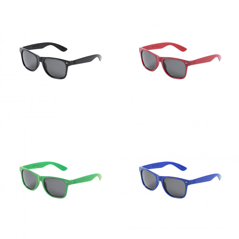 Lunettes de soleil avec monture en matériaux recyclés disponibles en plusieurs couleurs