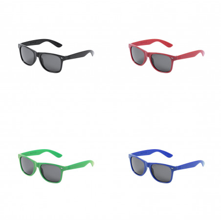Lunettes de soleil avec monture en matériaux recyclés disponibles en plusieurs couleurs