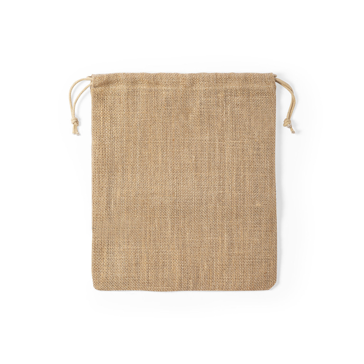 Sac en jute 25x30 avec fermeture à cordons pour présentation