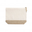 Nécessaire en jute et coton naturel Simplicité et élégance écologique