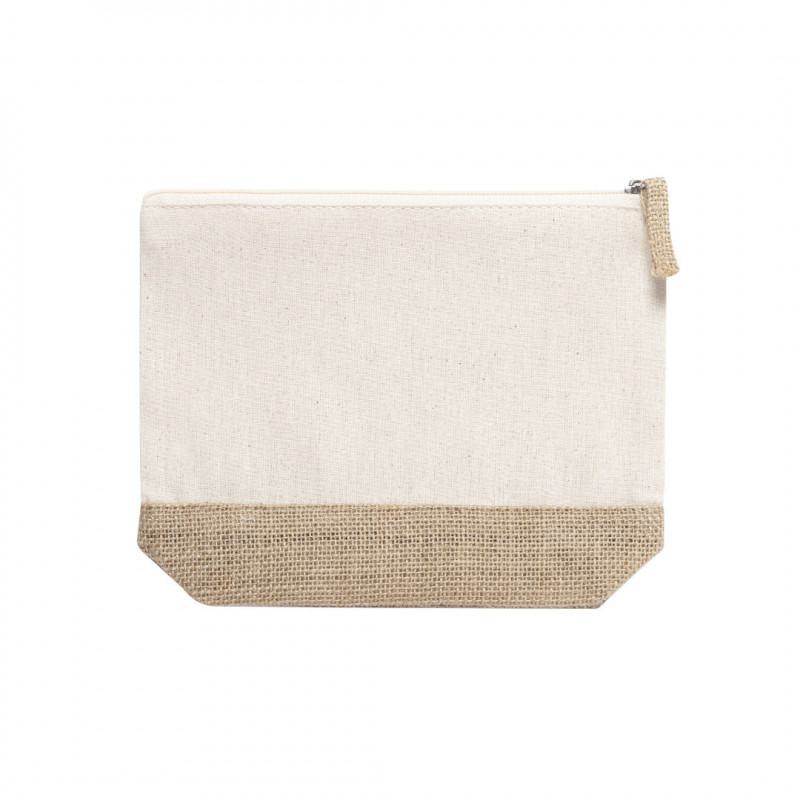 Nécessaire en jute et coton naturel Simplicité et élégance écologique