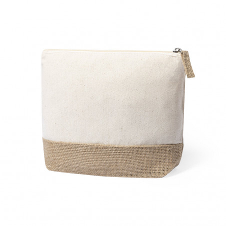 Nécessaire en jute et coton naturel Simplicité et élégance écologique
