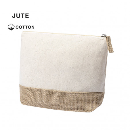 Nécessaire en jute et coton naturel Simplicité et élégance écologique