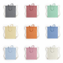 Sac à dos en tissu avec des anses de plusieurs couleurs