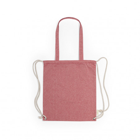 Sac à dos en tissu avec des anses de plusieurs couleurs