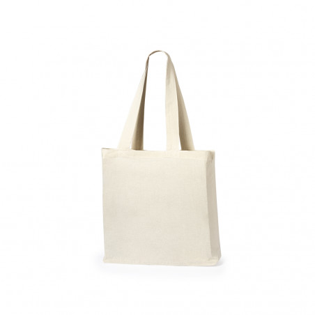 Sac tote en coton blanc avec anses renforcées à offrir