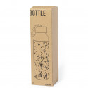 Bouteille en verre avec housse en liège de 500 ml.