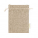 Sac de présentation 15x21 en coton recyclé avec fermeture à cordon de plusieurs couleurs