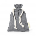 Sac de présentation 15x21 en coton recyclé avec fermeture à cordon de plusieurs couleurs