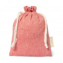 Sac de présentation 15x21 en coton recyclé avec fermeture à cordon de plusieurs couleurs