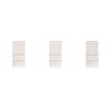 Pareo Serviette Bicolore en Coton Biologique Un Cadeau Élégant et Durable
