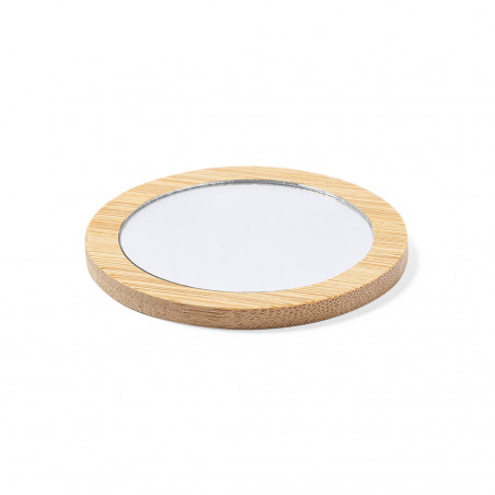 Miroir en Bambou : Détail Naturel et Élégant pour Invités