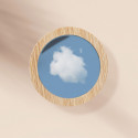Miroir en Bambou : Détail Naturel et Élégant pour Invités