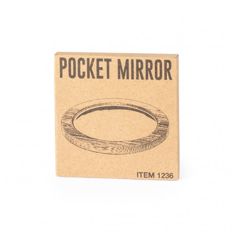 Miroir en Bambou : Détail Naturel et Élégant pour Invités