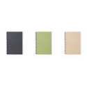 Carnet à anneaux A5 écologique en carton recyclé et style durable