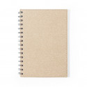 Carnet à anneaux A5 écologique en carton recyclé et style durable