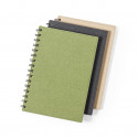 Carnet à anneaux A5 écologique en carton recyclé et style durable