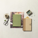 Carnet à anneaux A5 écologique en carton recyclé et style durable