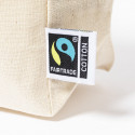Nécessaire en 100 % coton avec fermeture éclair incluant la certification Fairtrade