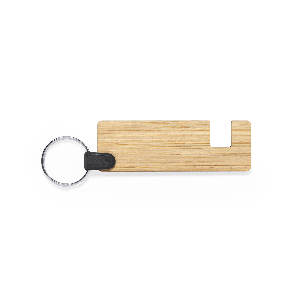 Porte-clés support mobile fabriqué en bambou