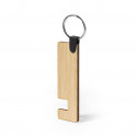 Porte-clés support mobile fabriqué en bambou