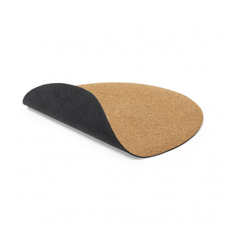 Tapis de souris en liège de couleur naturelle à offrir