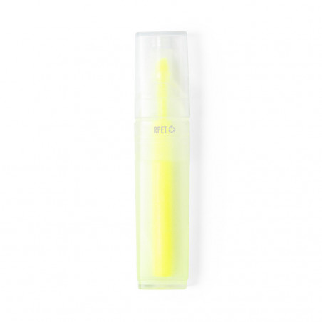 Marqueur fluorescent jaune en plastique recyclé, fournitures scolaires ou de bureau