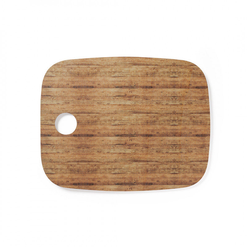 Planche à découper et de présentation en bois avec trou pour suspendre