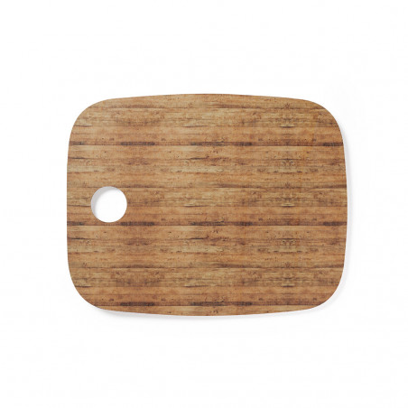Planche à découper et de présentation en bois avec trou pour suspendre