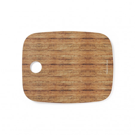 Planche à découper et de présentation en bois avec trou pour suspendre