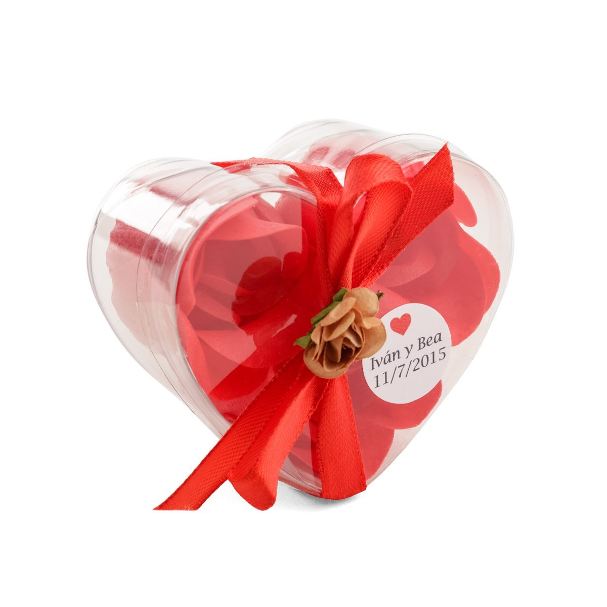Roses de savon personnalisées pour mariages pas chers