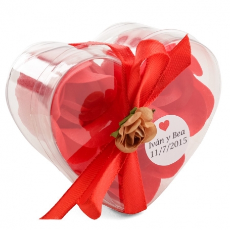 Roses de savon personnalisées pour mariages pas chers