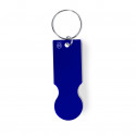 Porte-clés avec pièce intégrée pour chariot de courses disponible en plusieurs couleurs