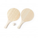 Raquettes de plage en bois 3 en 1