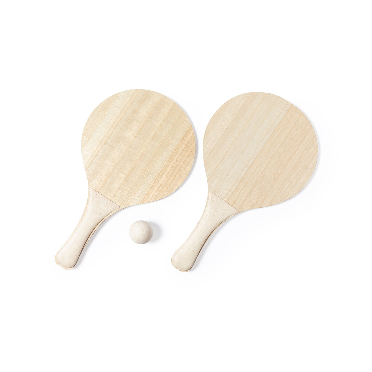 Raquettes de plage en bois 3 en 1
