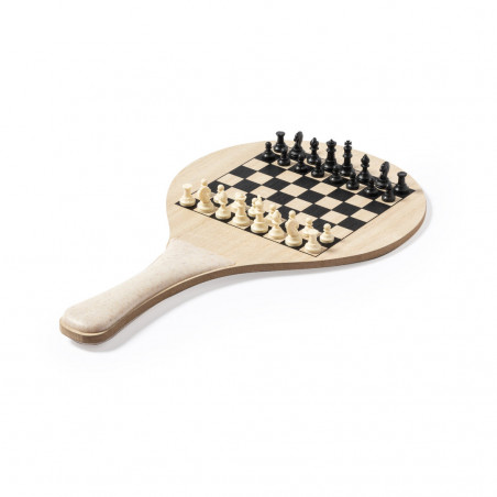 Raquettes de plage en bois 3 en 1