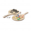 Raquettes de plage en bois 3 en 1