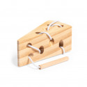 Jeu de Bois Fromage avec Cordon : Cadeau Éducatif et Original pour Enfants