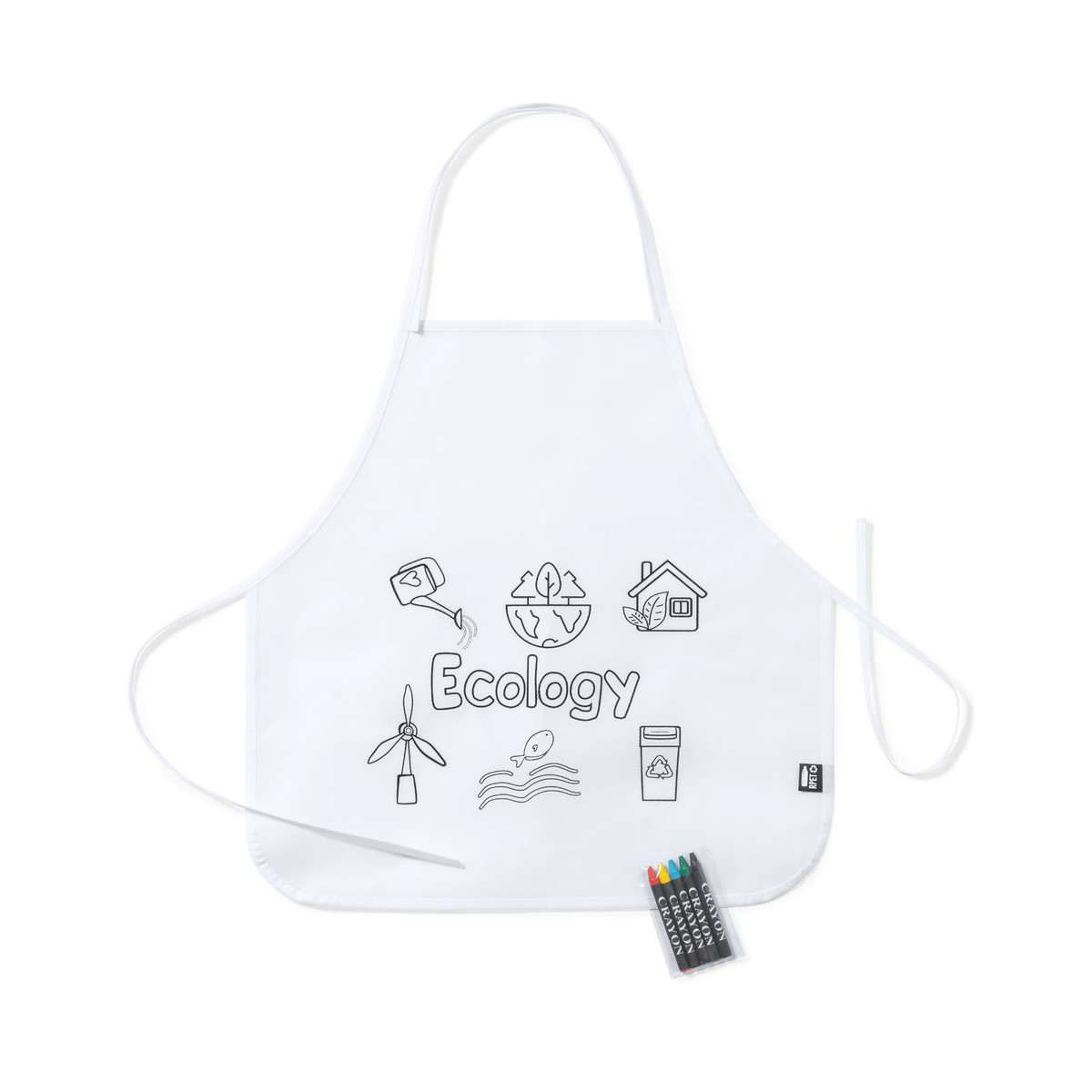 Tablier à colorier écologique