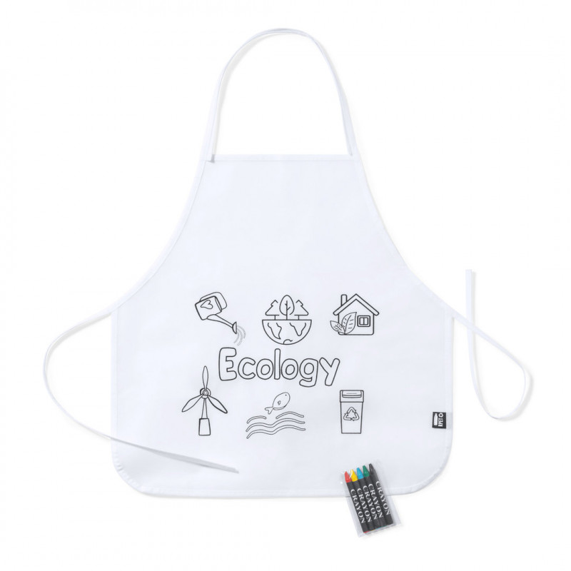 Tablier à colorier écologique