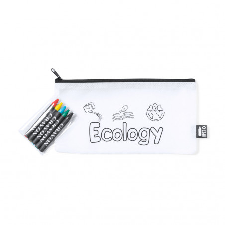 Étui de coloriage écologique avec des craies incluses
