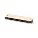 Harmonica en Bois Naturel Un Détail Musical et Élégant