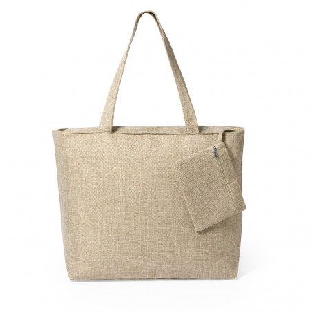 Sac en polyester pour sublimation avec trousse assortie