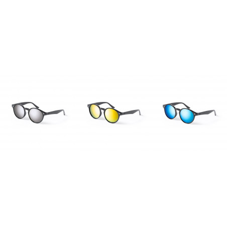 Lunettes de soleil écologiques avec une monture moderne et des verres colorés