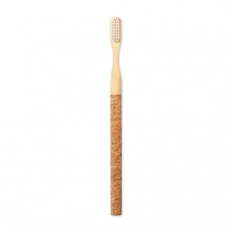 Brosse à dents en liège naturel et bambou pour l'hygiène buccale