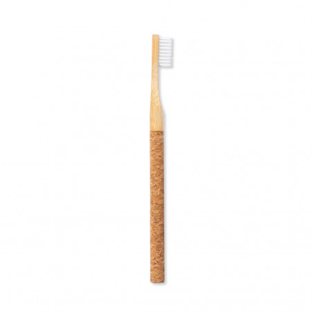 Brosse à dents en liège naturel et bambou pour l'hygiène buccale
