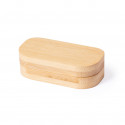 Pillier en bois de bambou avec compartiments