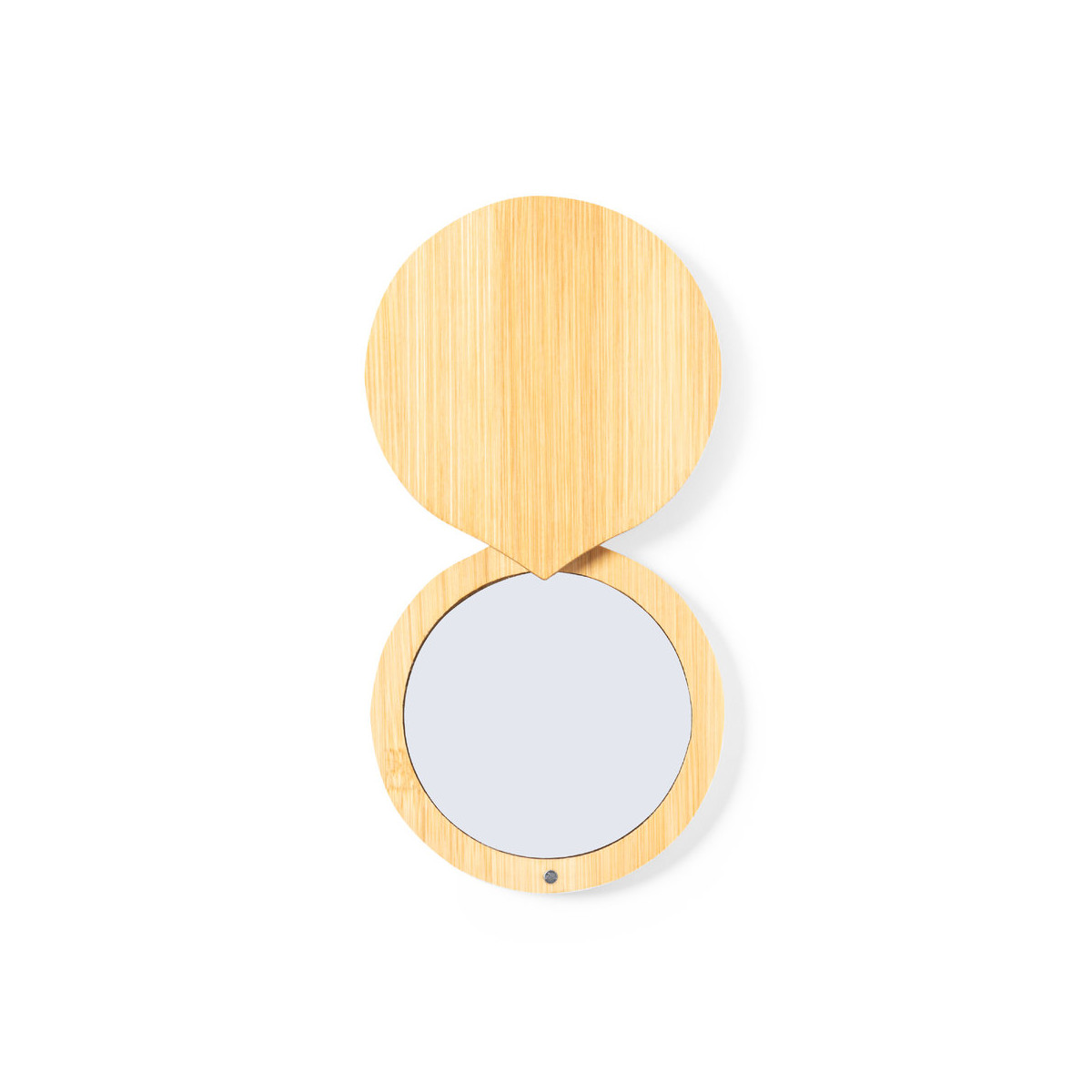 Miroir de poche avec couvercle magnétique