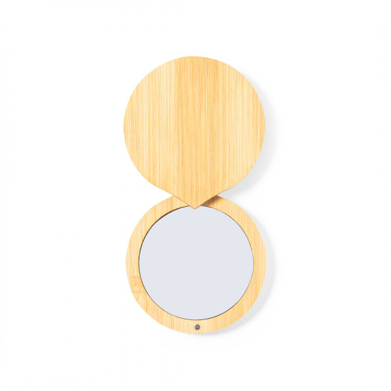 Miroir de poche avec couvercle magnétique