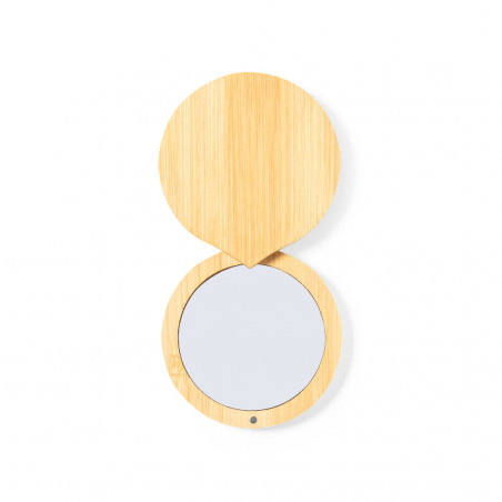 Miroir de poche avec couvercle magnétique